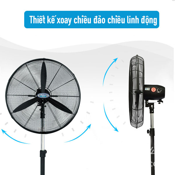 Quạt Đứng Công Nghiệp Deton DHF 650 3
