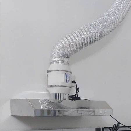 Quạt hút mùi bếp HMB-150P ( Combo quạt và máng hút ) 2
